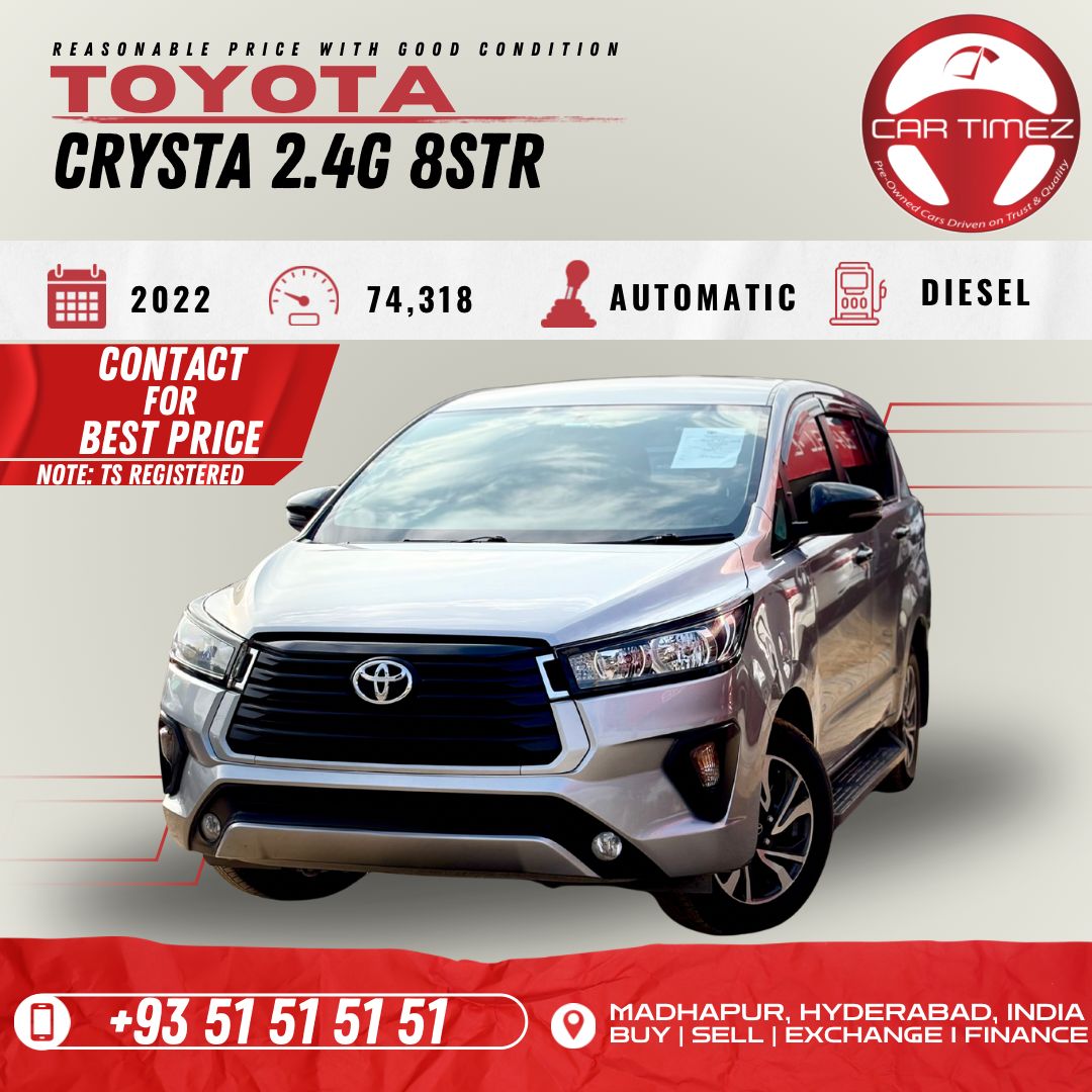 Toyota Innova Crysta 2.4 G 8STR